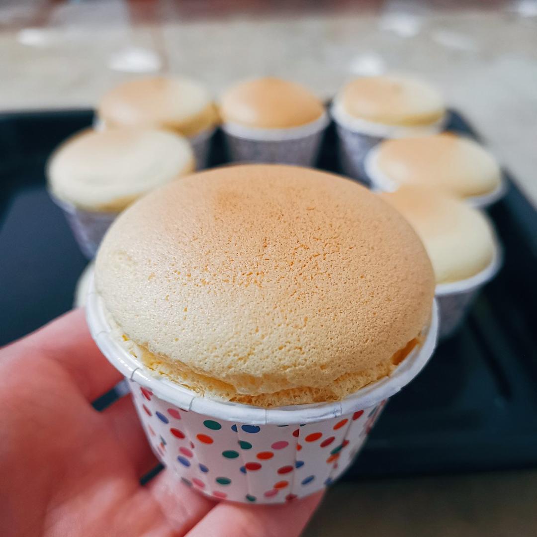 纸杯蛋糕 8寸戚风蛋糕的量