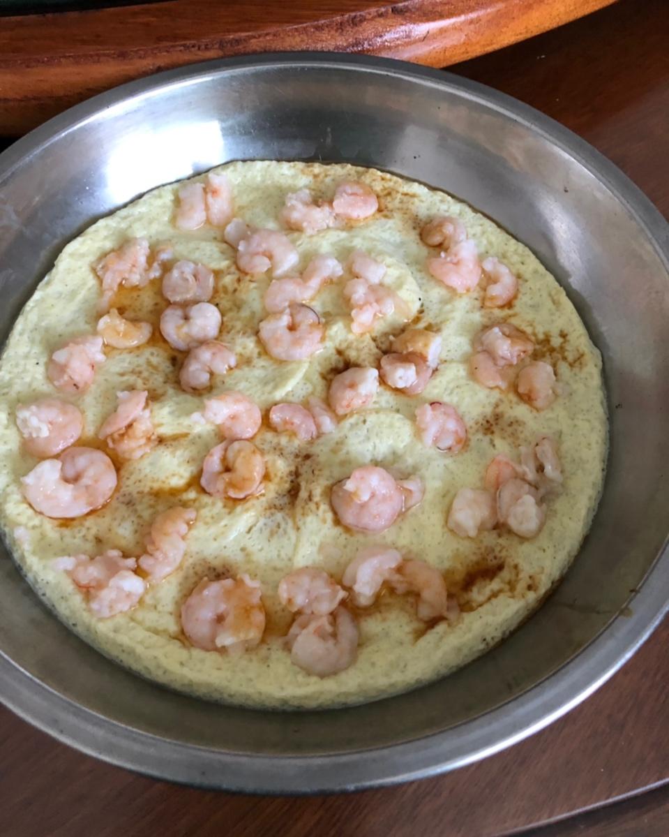 丝滑如镜的～虾仁蒸蛋