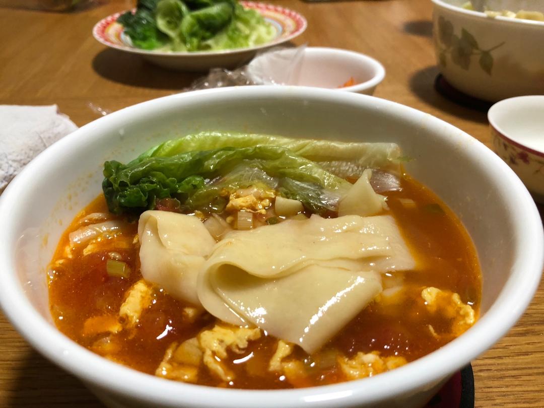 西红柿鸡蛋扯面