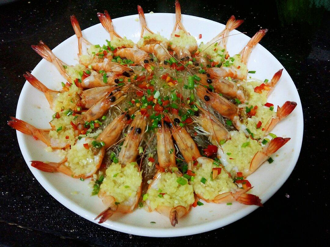 蒜蓉粉丝蒸虾