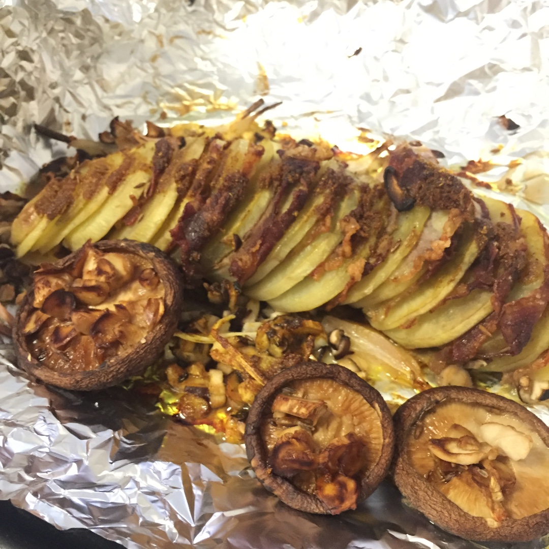 培根风琴烤土豆