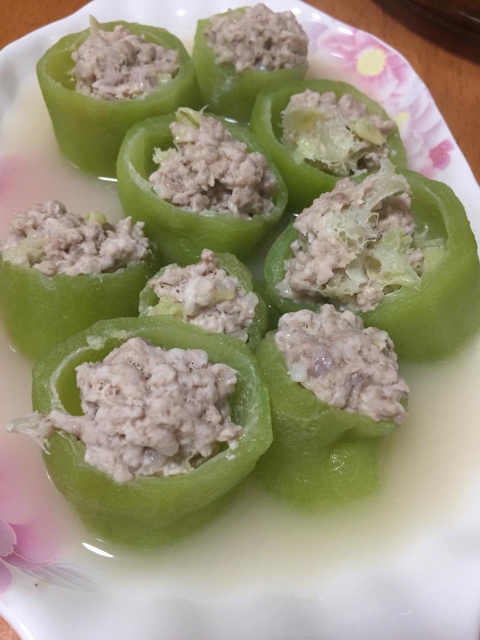 丝瓜酿肉丸