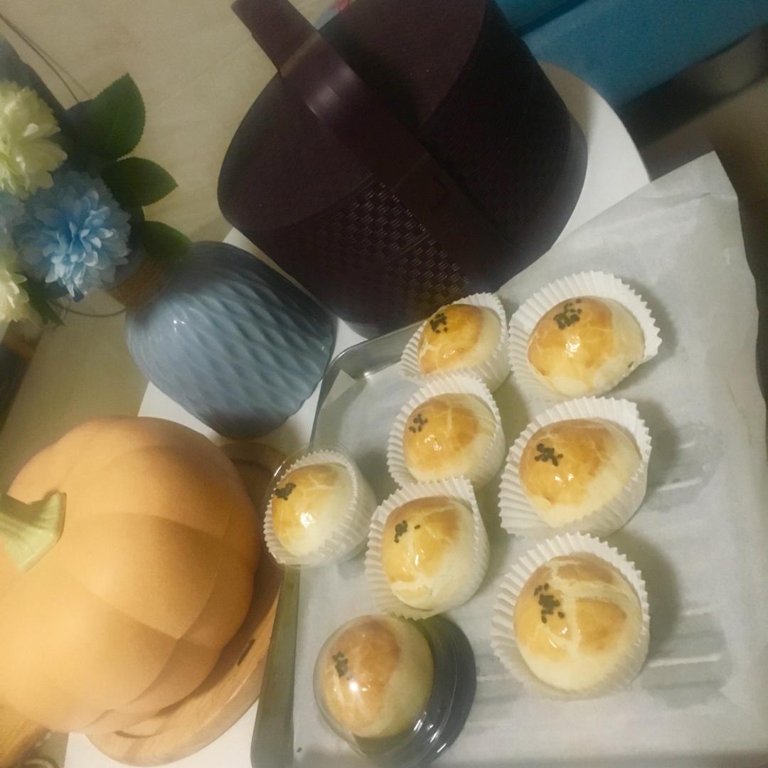 超简单 免揉 酥掉渣的蛋黄酥(超详细附全程视频)不破酥『万能酥皮』