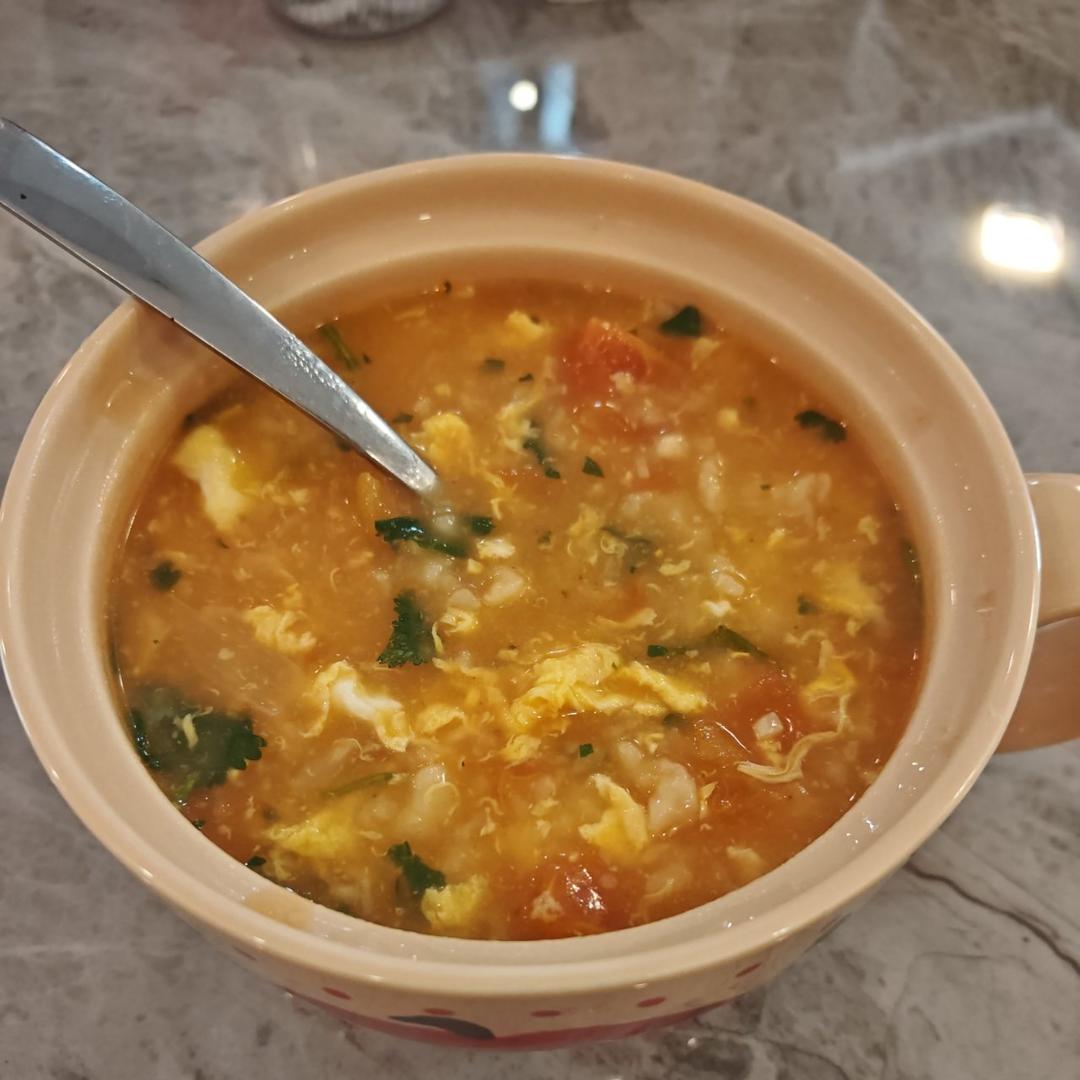 简单早餐-疙瘩汤