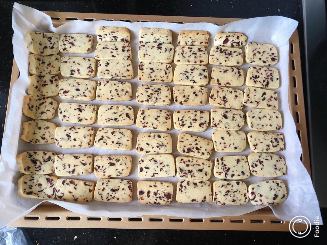 低糖少油版蔓越莓饼干