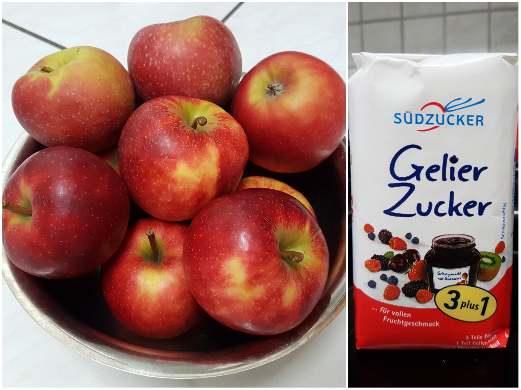 苹果肉桂果酱  Apfel-Zimt-Marmelade的做法 步骤1