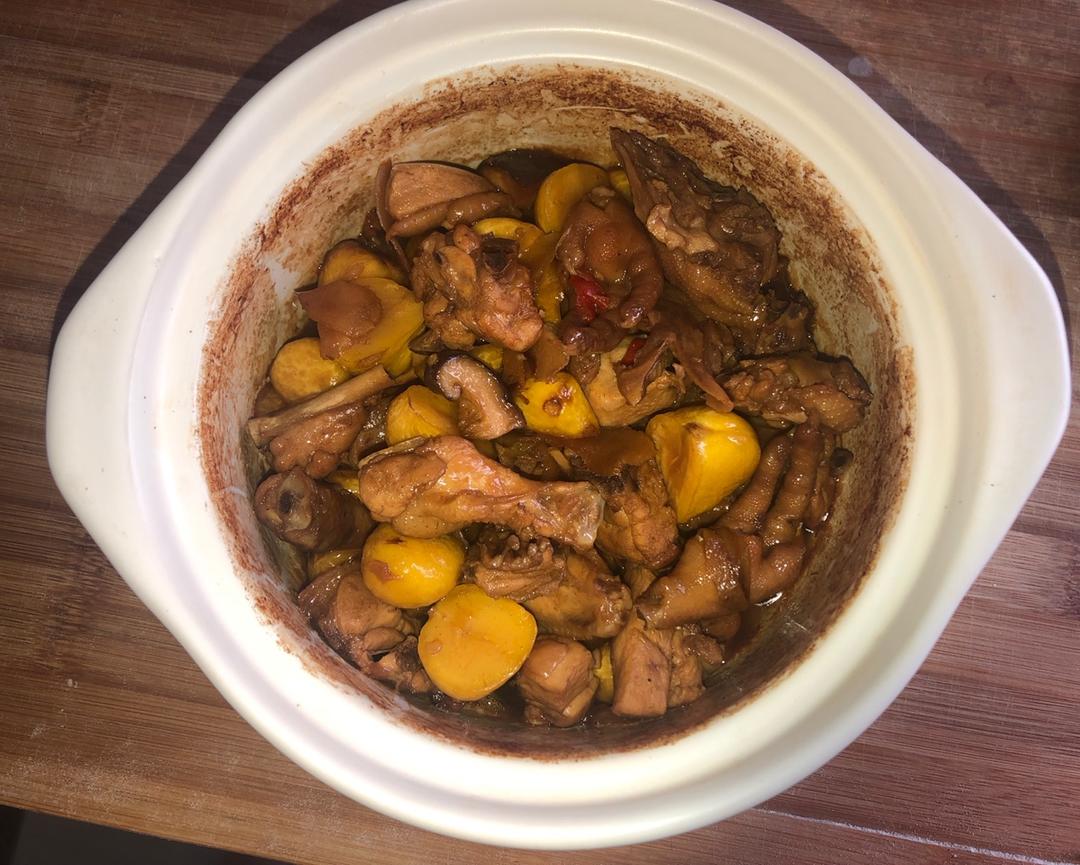 【栗子烧鸡】鸡肉都给你吃，栗子归我~