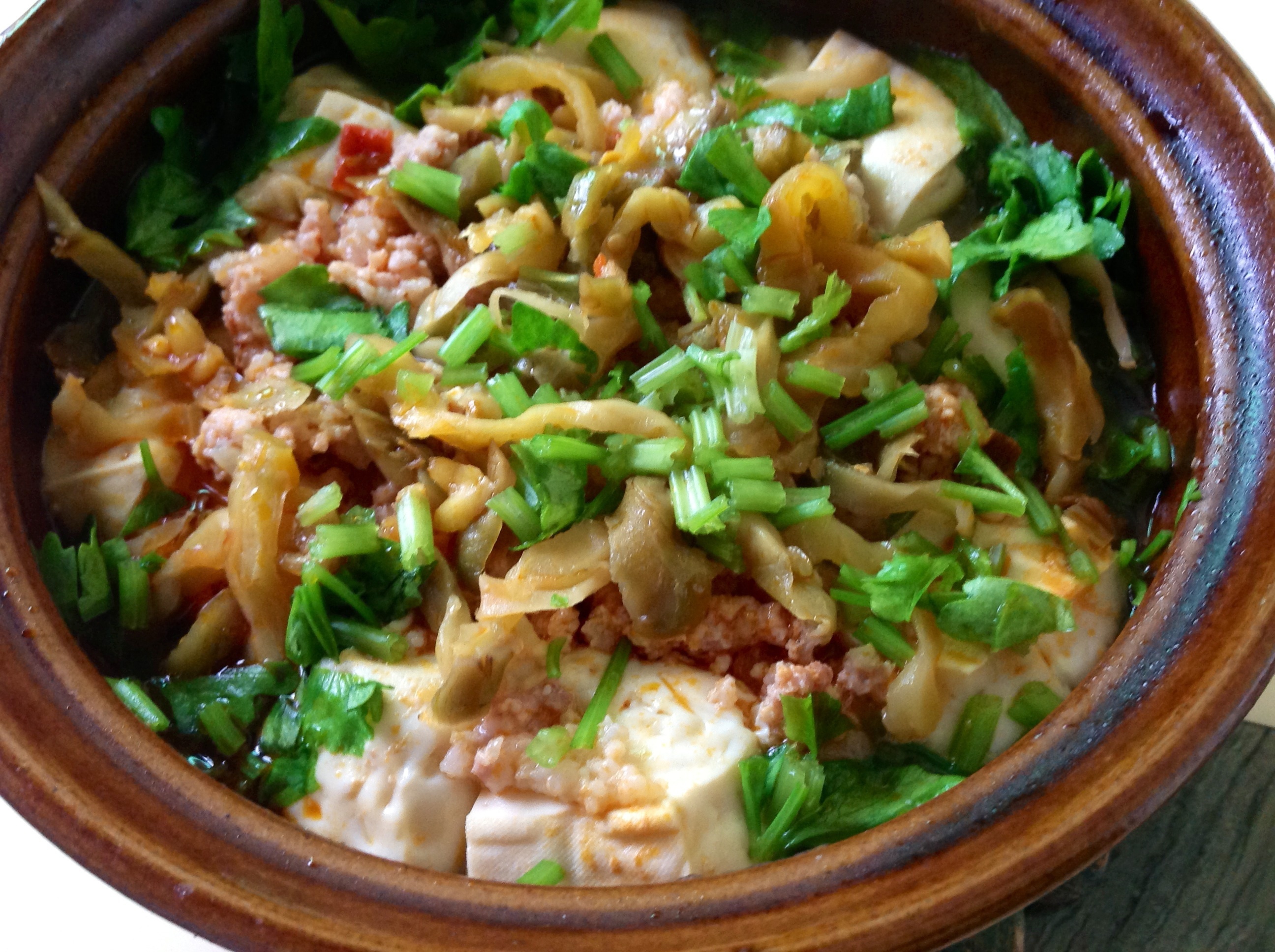 肉末蒸豆腐