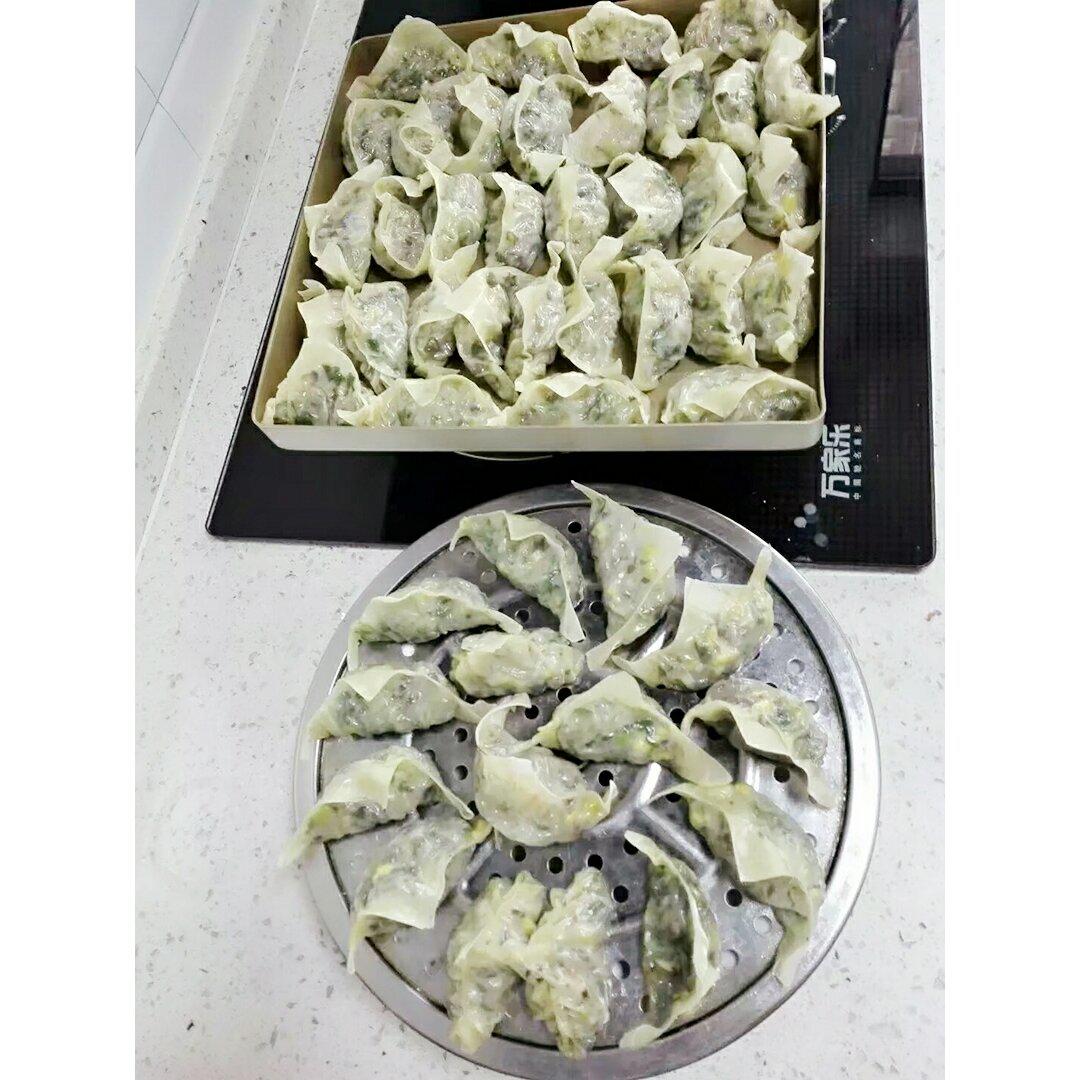 馄饨皮蒸饺