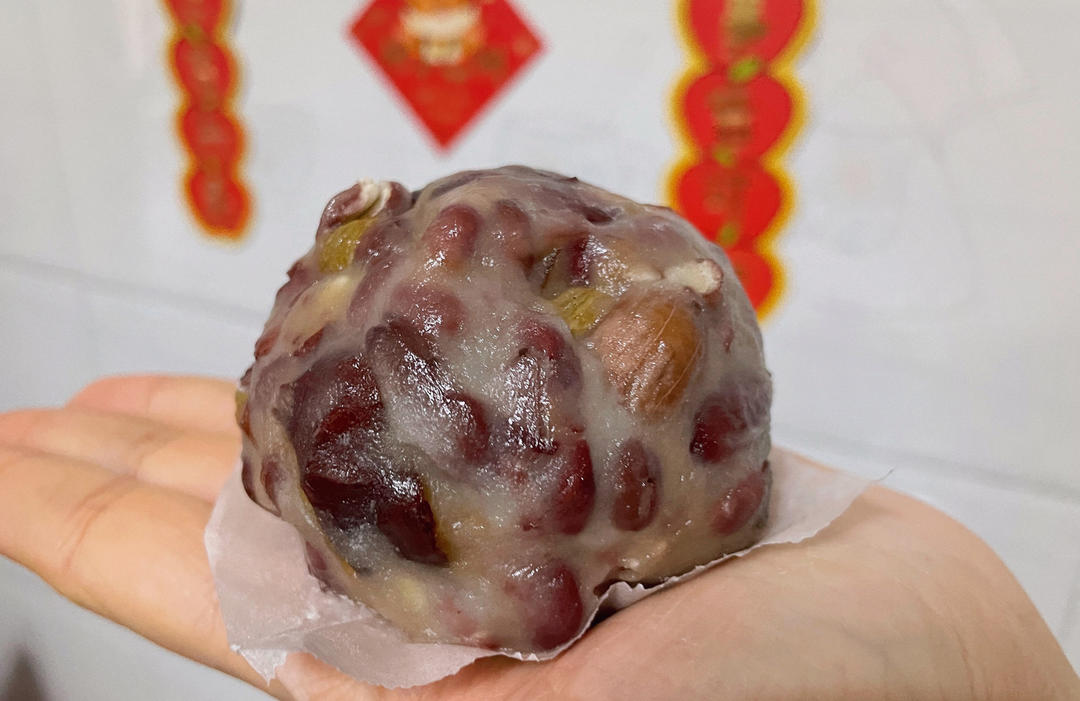 自制宫门口馒头铺的～粘豆包