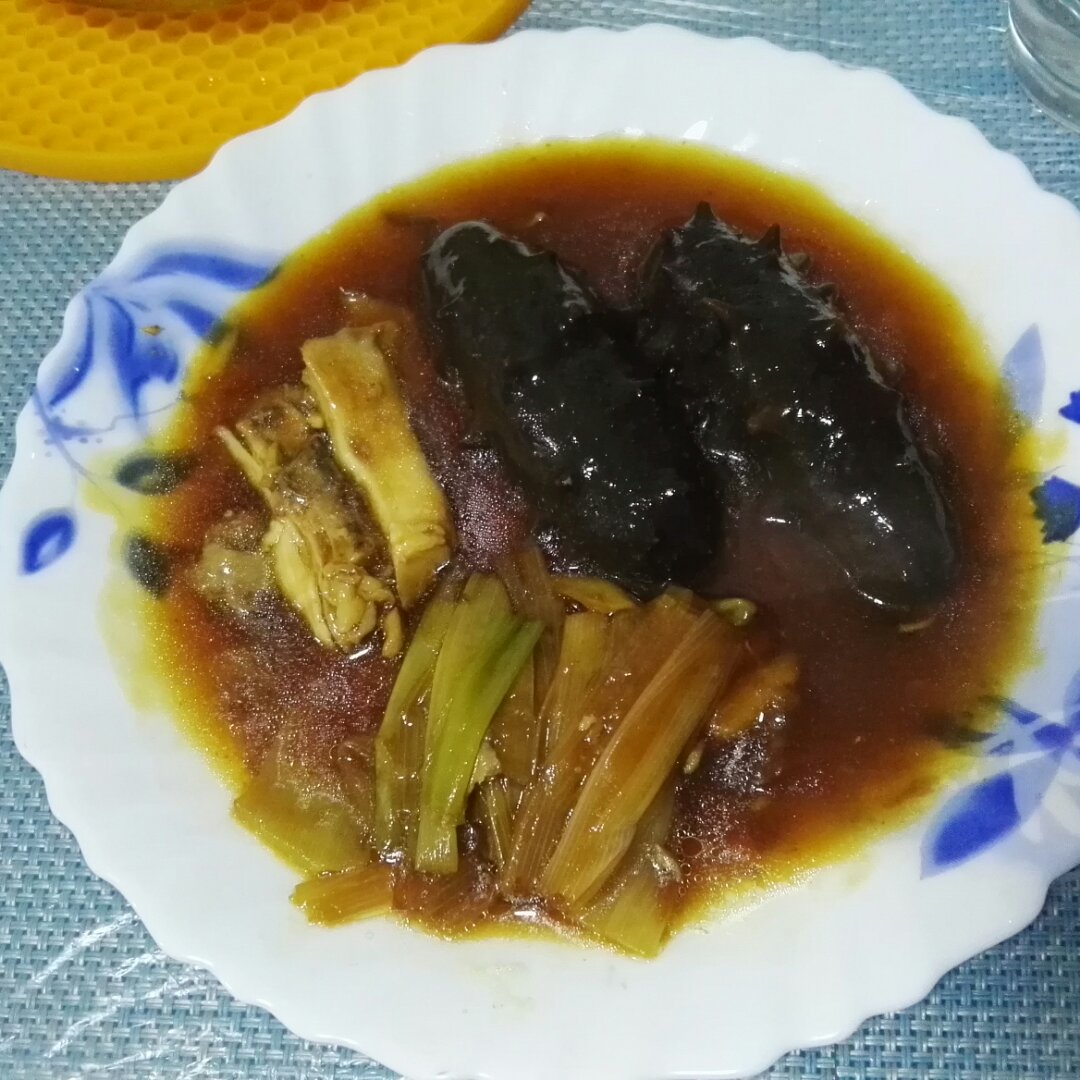 家庭版葱烧海参