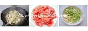西红柿炒菜花的做法 步骤2