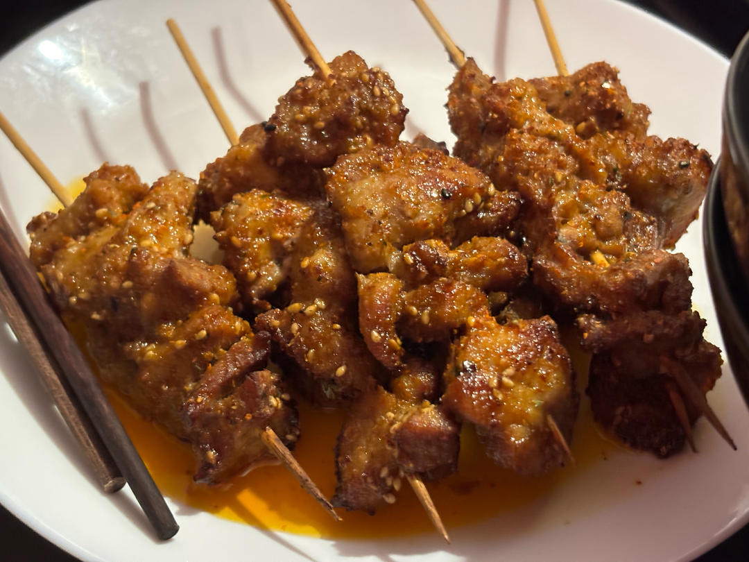 烤箱猪肉串
