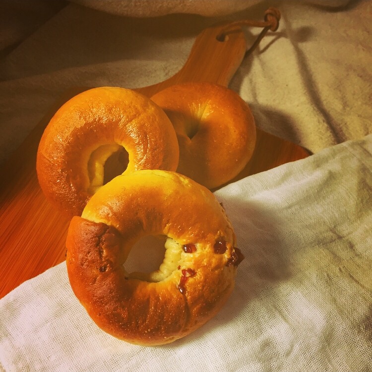 jin的厨房做的迷你贝果