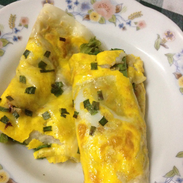 葱花鸡蛋饼