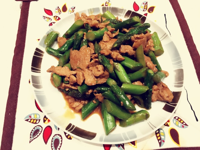 芦笋炒肉