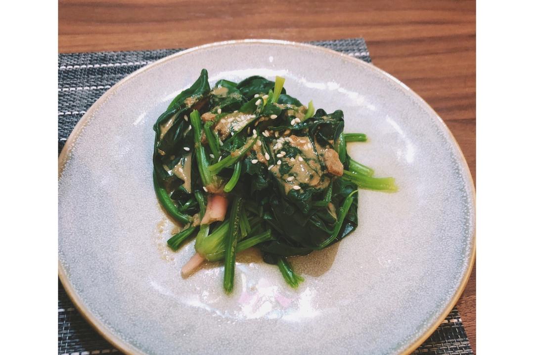 香浓清甜的完美胡麻酱菠菜