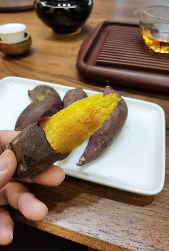 【烤箱版烤红薯】