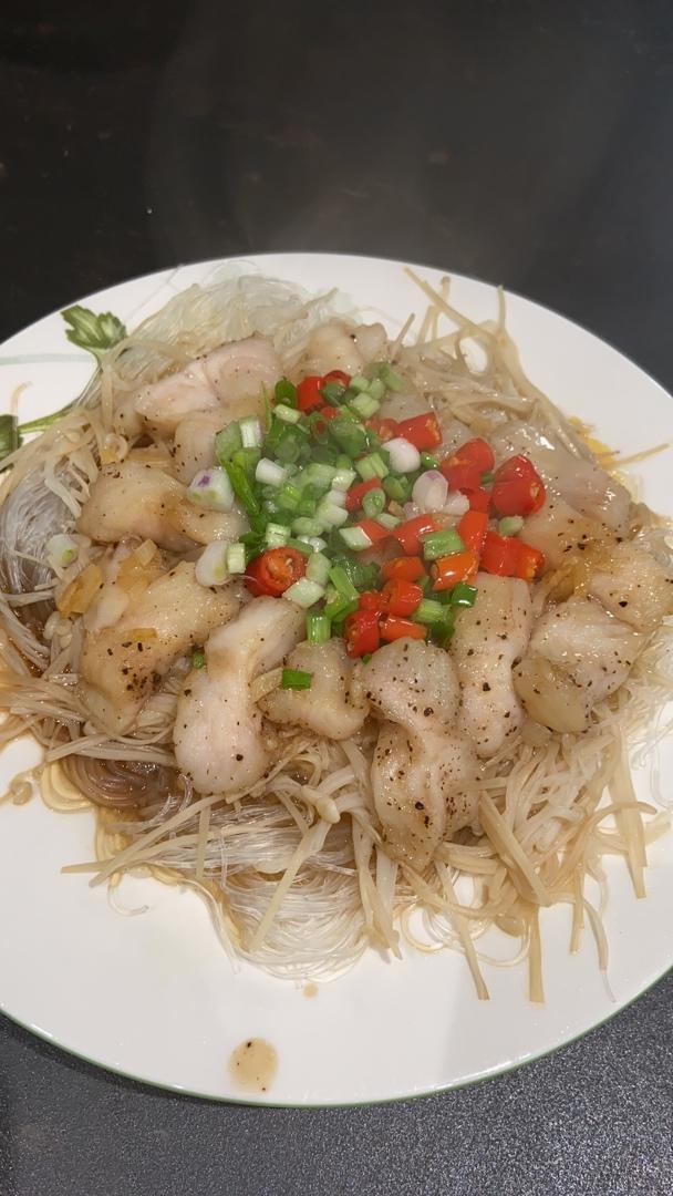 🔥吃不胖❗️蒜蓉粉丝龙利鱼❗️