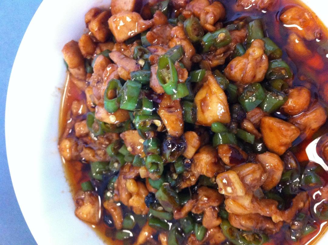 鼓椒鸡腿丁