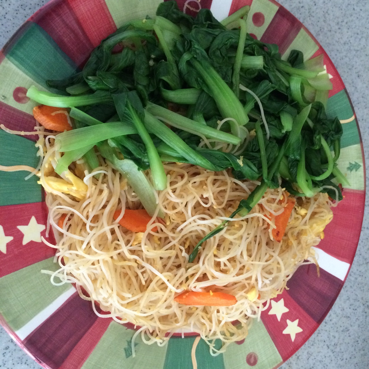 卷心菜炒粉丝 Glass noodles with Cabbage