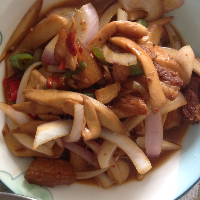 干锅杏鲍菇