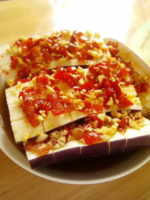 蒸茄子