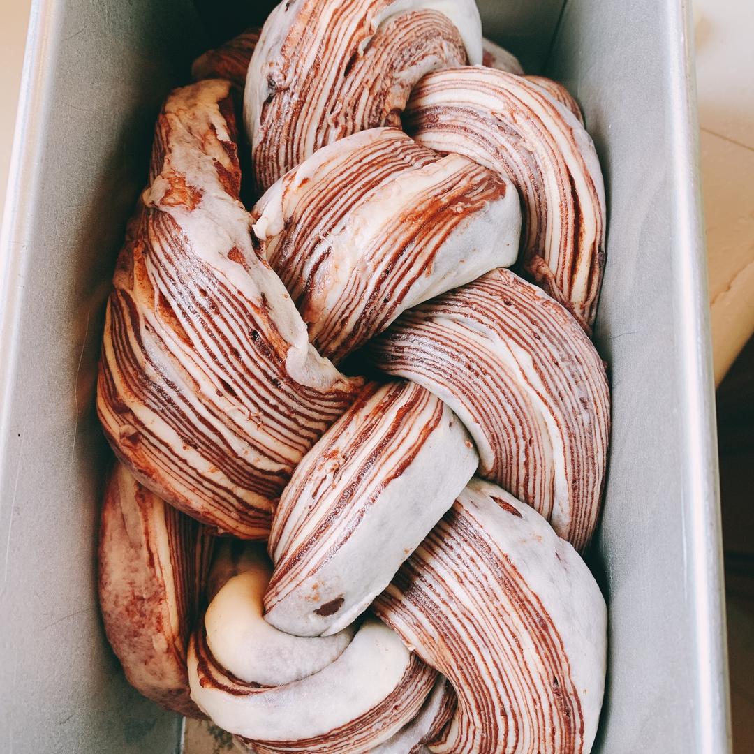 豆沙大理石吐司