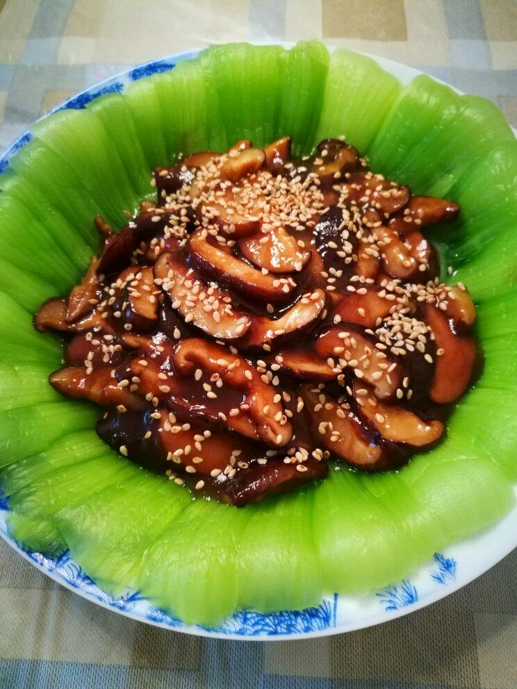 蚝油香菇油菜