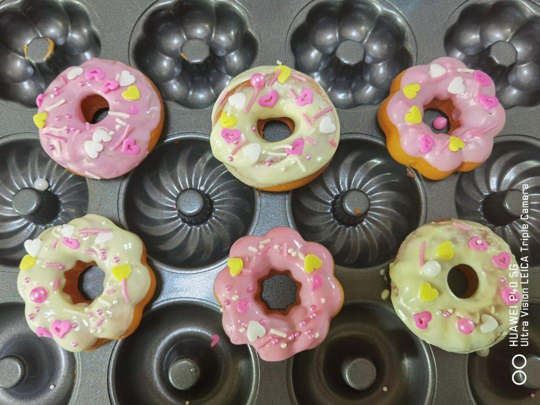 甜甜圈🍩（烤箱版）无泡打粉