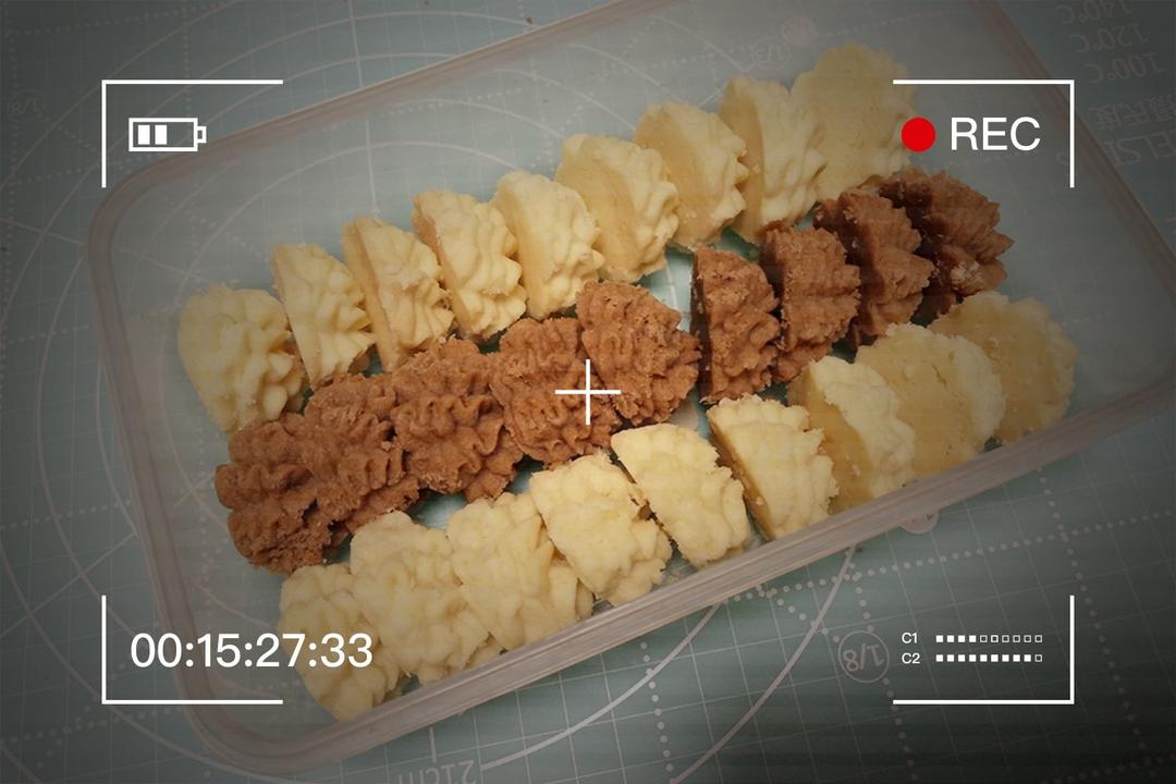 (珍妮曲奇+网红曲奇)咖啡小花配方/烘焙视频饼干篇2