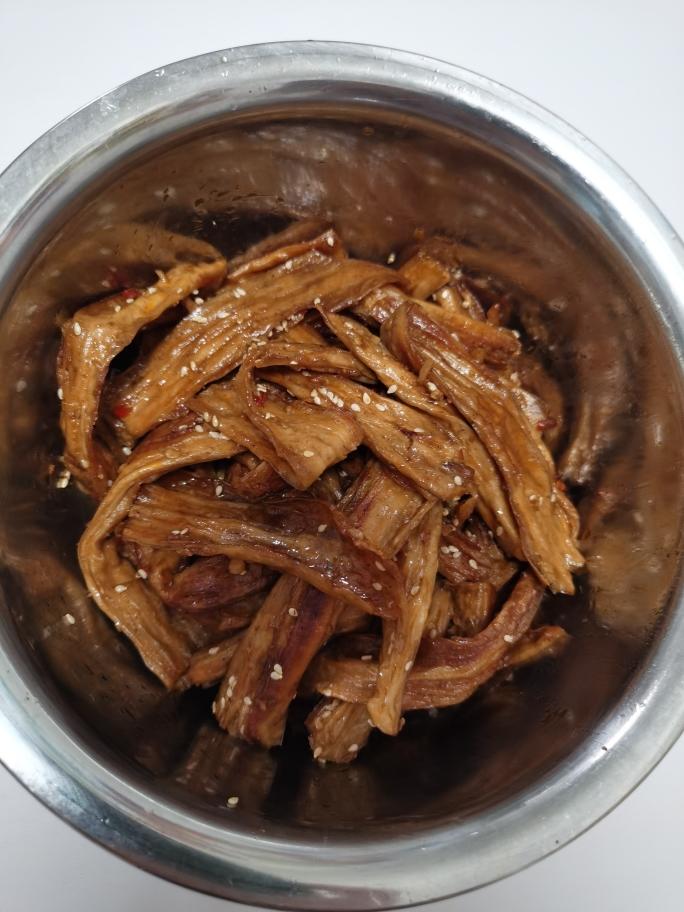 自制儿童版腐竹辣条