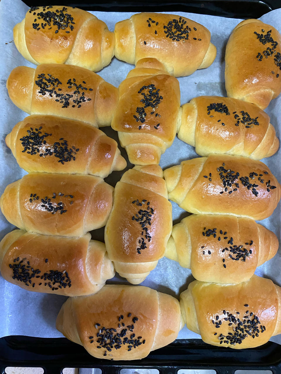 牛奶面包卷（直接法）