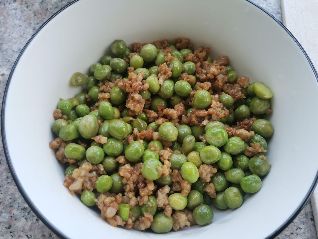 豌豆炒肉末