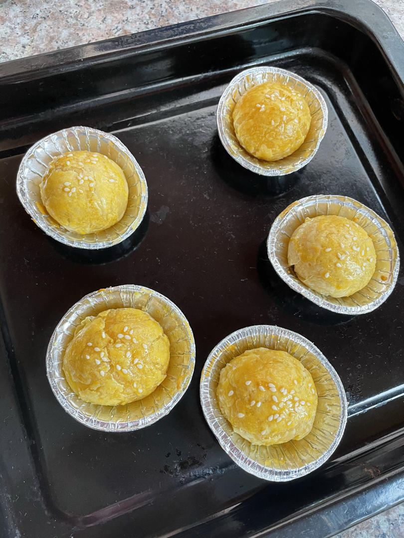 汤圆➕蛋挞皮＝完美汤圆酥