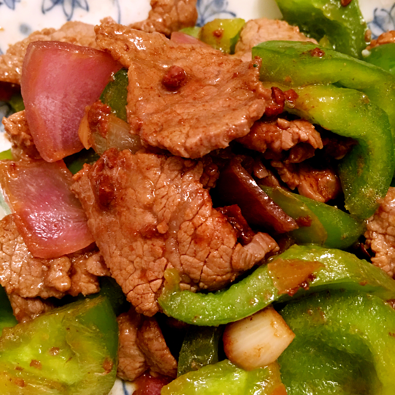 青椒炒牛肉