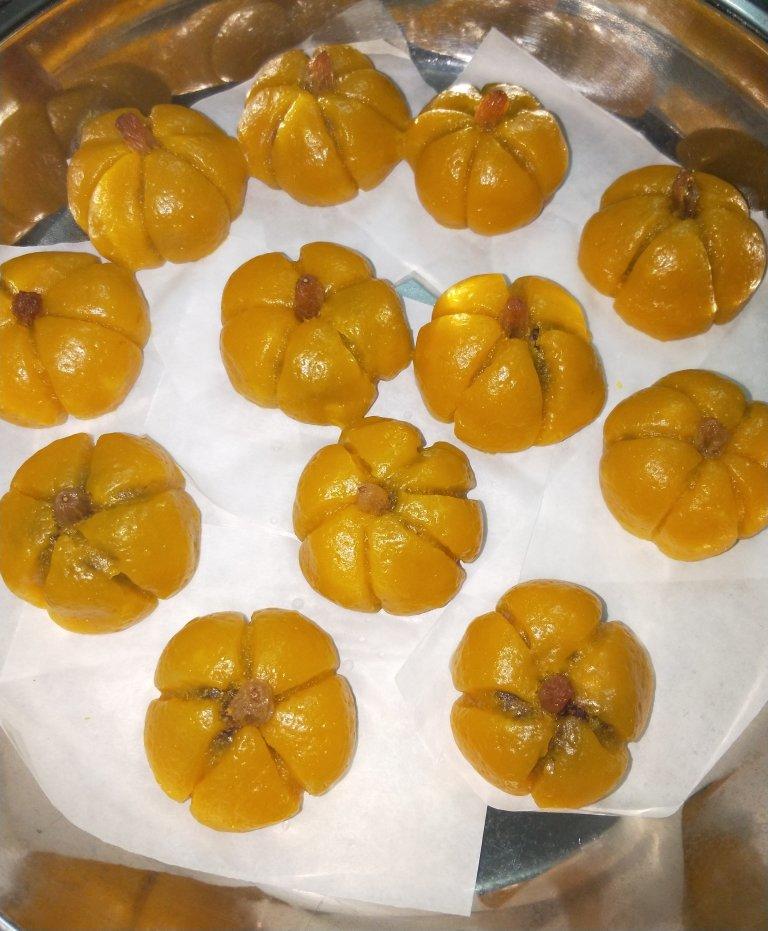 Q弹软糯小南瓜饼