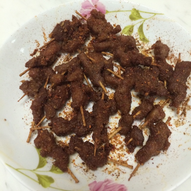 香辣可口的——油炸小羊肉串