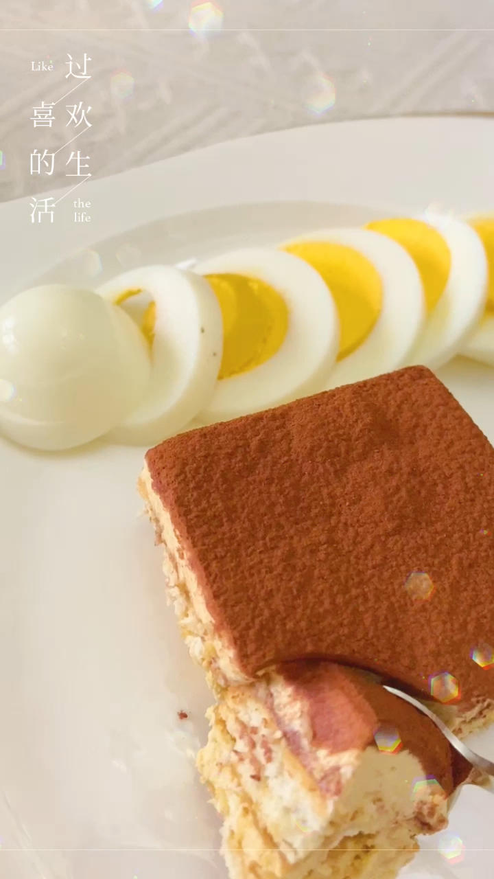 在欧洲学会的经典版提拉米苏