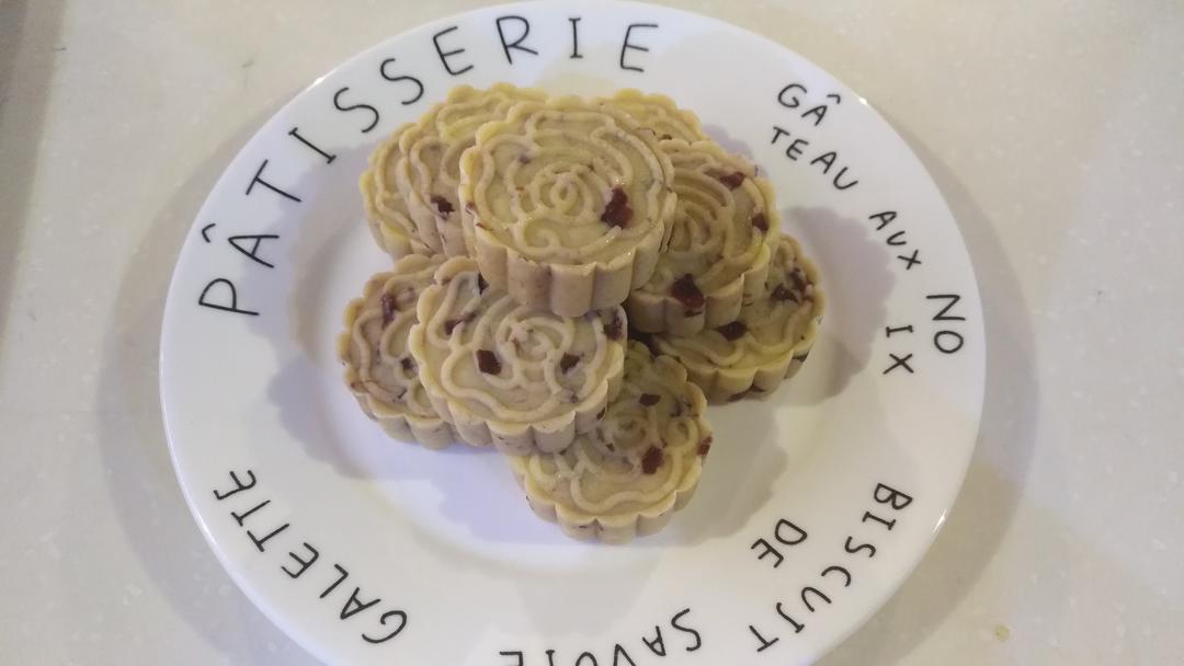 蔓越莓绿豆糕