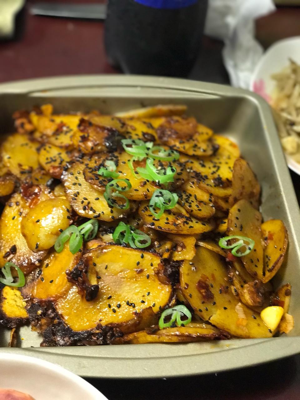 干锅土豆片