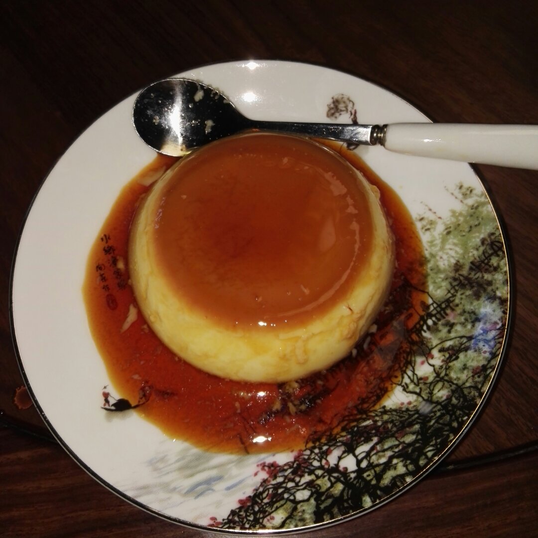 超简易滑又弹的鸡蛋布丁Custard Pudding(详细教程)