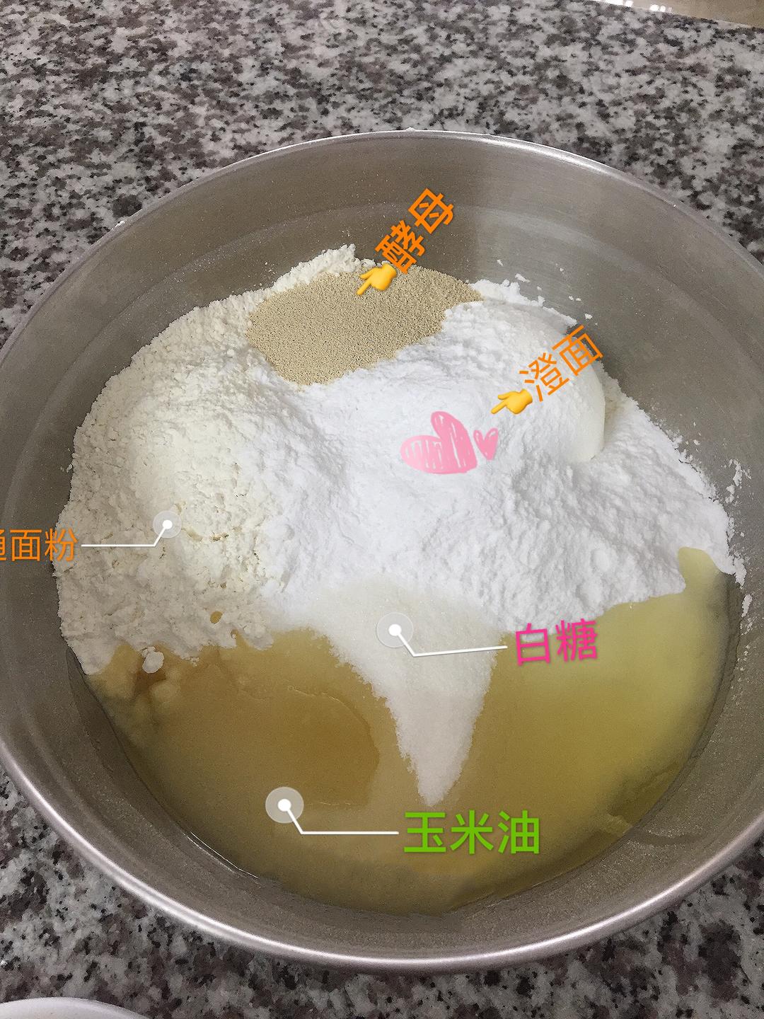 纯奶手撕吐司的做法 步骤1