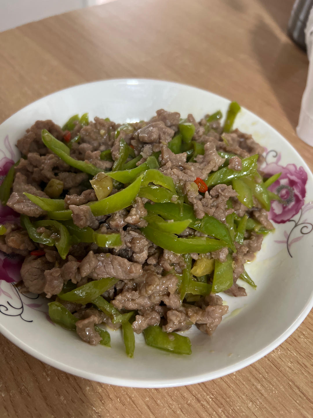 绝对不会炒老的尖椒牛柳