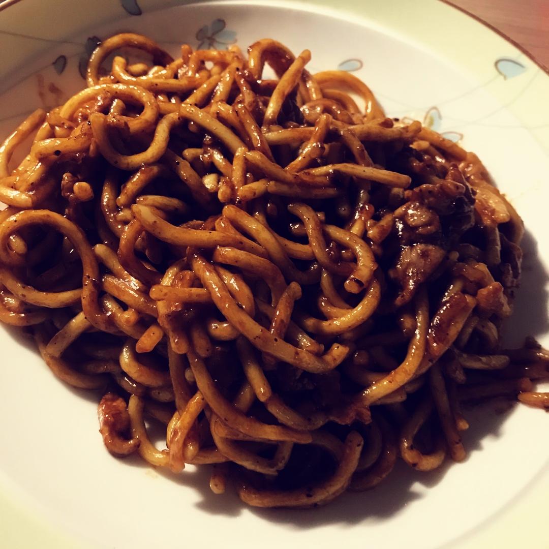 肉丝炒面