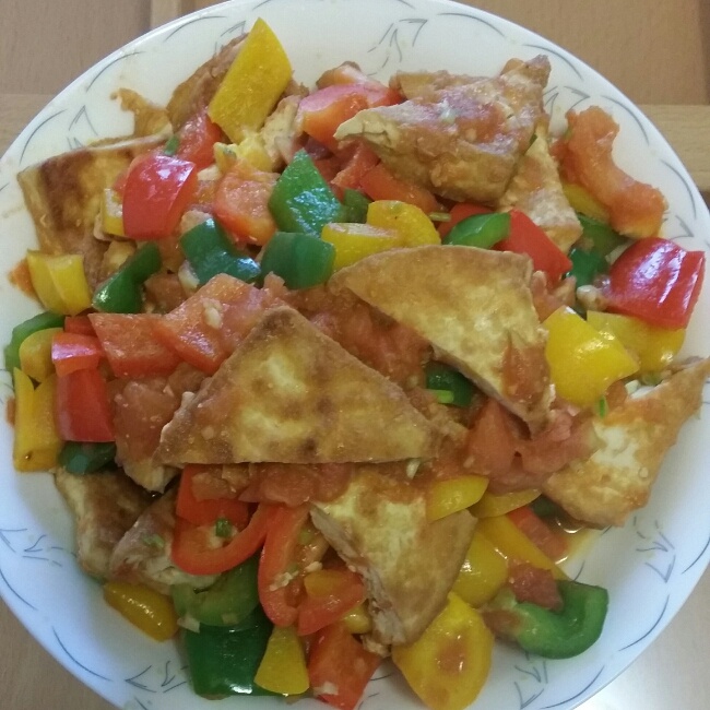 西红柿烧豆腐