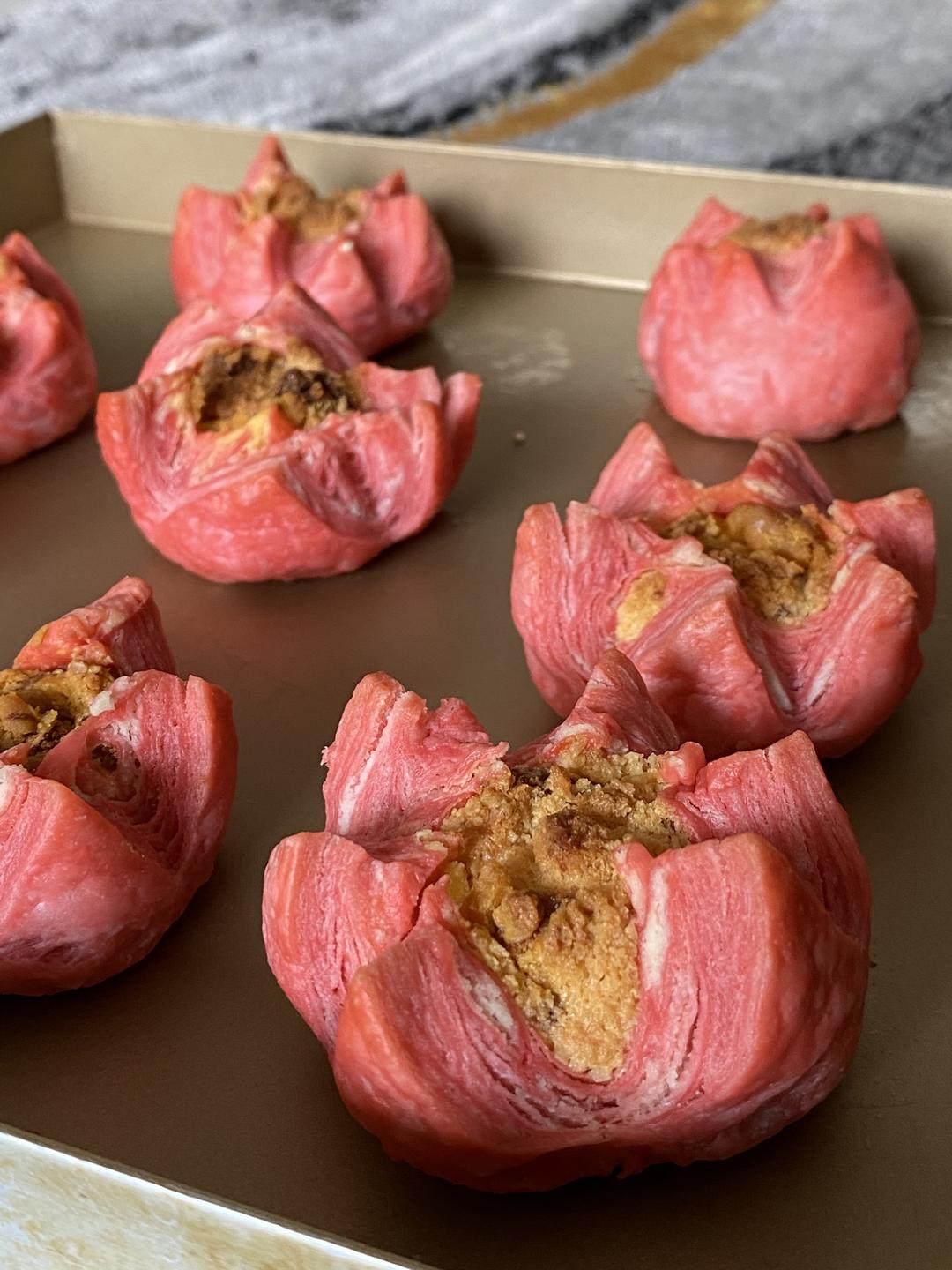 荷花酥烤箱版96原创酸甜可口馅更解油腻的做法 步骤21