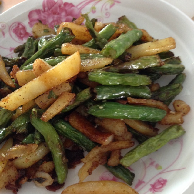 干煸豆角土豆