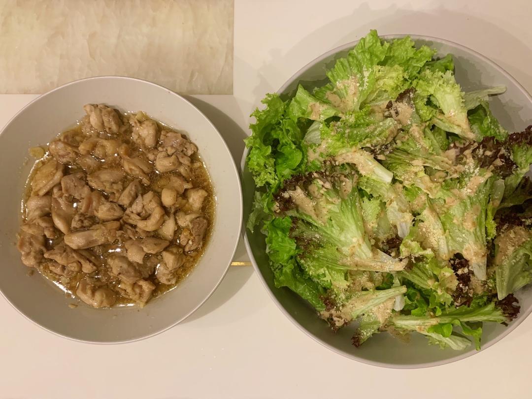 蒜蓉蒸鸡胸（鸡腿）