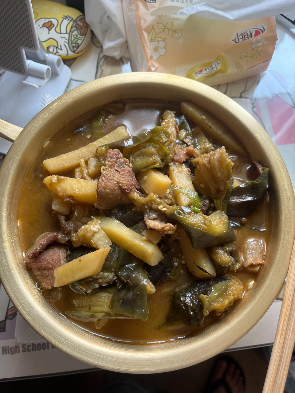 土豆炖茄子